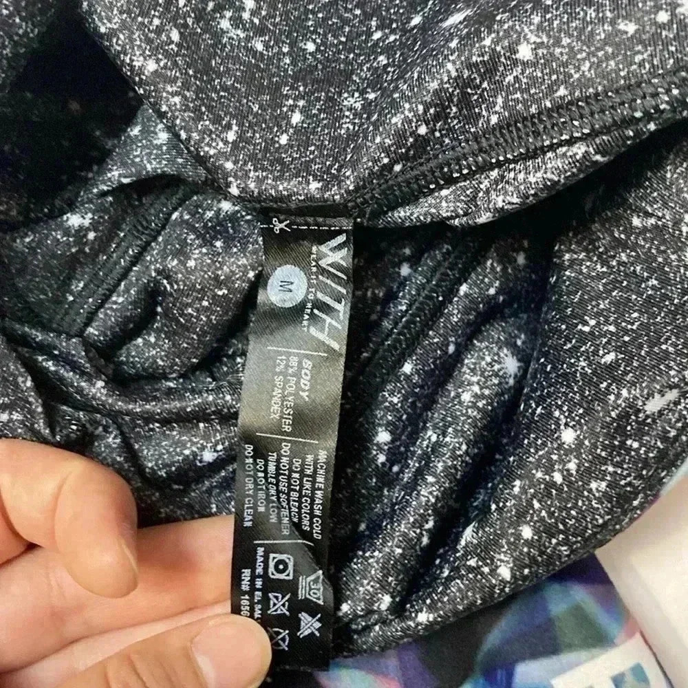 Peloton WITH Jewels in space high waisted leggings Women’s/Sz/Med NWT - Picture 6 of 11